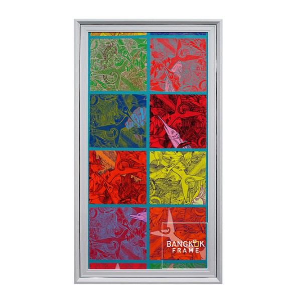 กรอบรูปโชว์ผ้าพันคอ Hermes